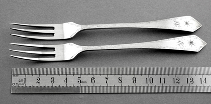 Cape Silver Konfyt Forks (Pair) - Christiaan Kruger
